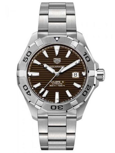 TAG Heuer Aquaracer 300M Calibre 5 43 Stainless Steel / Brown / Bracelet